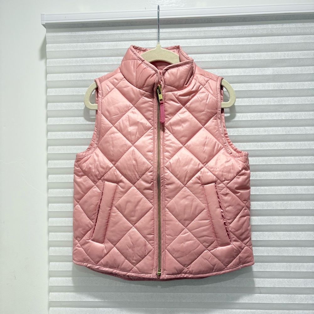 Crewcuts Blush Pink Puffer Vest XXS